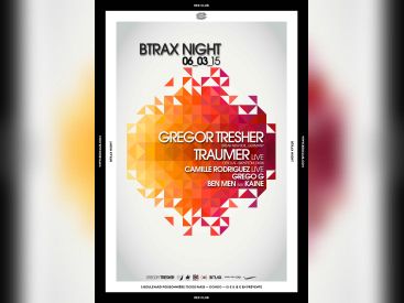 BTrax au Rex Club avec Camille Rodriguez 