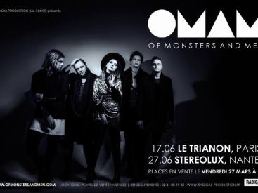 Of Monsters and Men en concert au Trianon de Paris en juin 2015