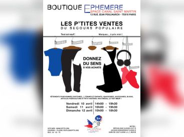 Les P’Tites Ventes du Secours Populaire 