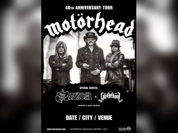 Motörhead en concert au Zénith de Paris en novembre 2015