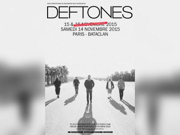 Deftones en concerts au Bataclan de Paris en novembre 2015
