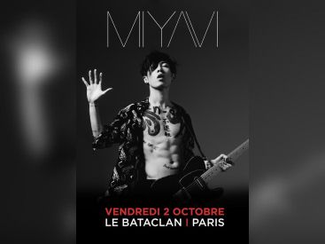Miyavi en concert au Bataclan de Paris en octobre 2015