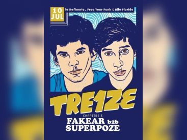 Tre1ze chapitre 3 au Concorde Atlantique avec Fakear B2B Superpoze All Night Long