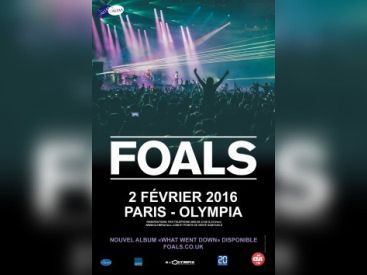 Foals en concert à l’Olympia de Paris en 2016