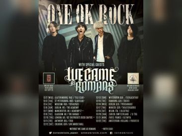 One Ok Rock en concert à l’Olympia de Paris en décembre 2015