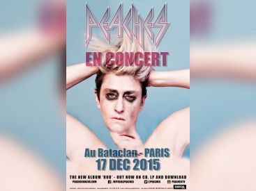 Peaches en concert au Bataclan de Paris en décembre 2015