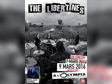 The Libertines en concerts à l’Olympia de Paris en 2016