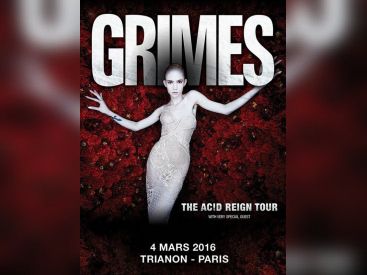 Grimes en concert au Trianon de Paris en 2016