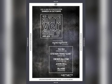Syncrophone 10th Years Anniversary au Rex Club