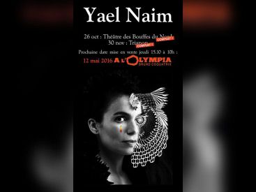 Yael Naim en concert à l’Olympia de Paris en 2016