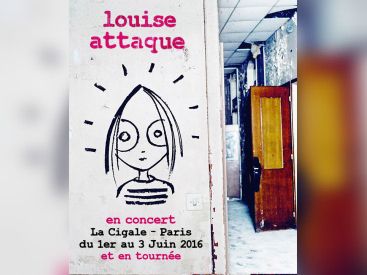 Louise Attaque en concerts à La Cigale de Paris en 2016