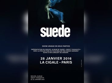 Suede en concert à La Cigale de Paris en 2016 