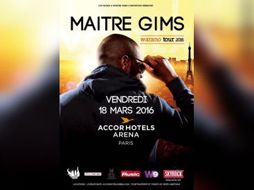 Maitre Gims en concert à l’AccorHotels Arena de Paris en 2016