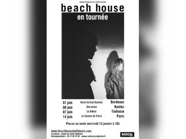 Beach House en concert au Casino de Paris en juin 2016