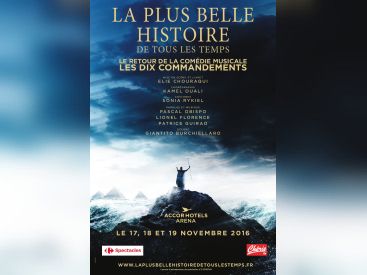 Les Dix Commandements : la comédie musicale de retour à l'Arena Bercy de Paris en novembre 2016