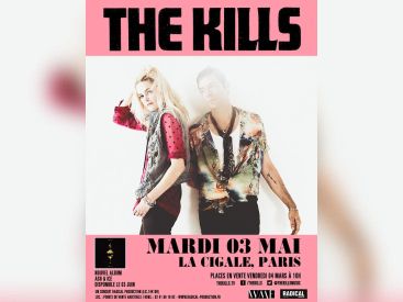The Kills en concert à La Cigale de Paris en mai 2016