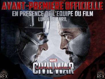 Captain America - Civil War en avant-première officielle au Grand Rex de Paris