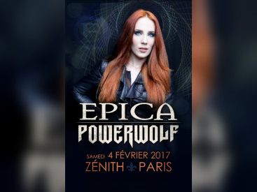 Epica en concert au Zénith de Paris en 2017