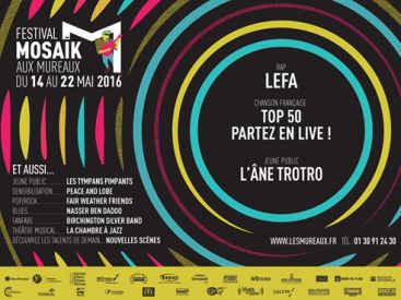 Festival Mosaïk 2016 aux Mureaux : dates, programmation et réservations