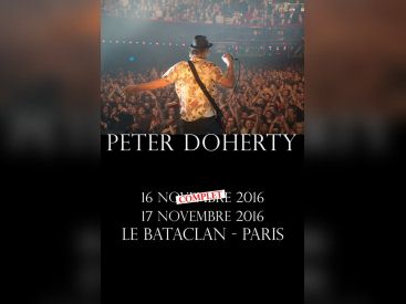 Pete Doherty : concert supplémentaire au Bataclan de Paris en novembre 2016