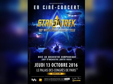 Star Trek : The Ultimate Voyage en ciné-concert au Palais des Congrès de Paris en 2016