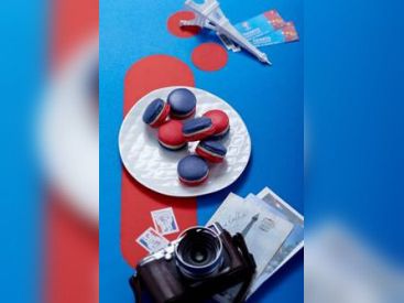 Euro 2016 : Macaron Cocorico by Eric Kayser 