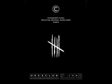 Correspondant 5 years au Rex Club avec Jennifer Cardini