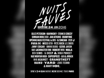 Ouverture du Club de Nuits Fauves à Paris