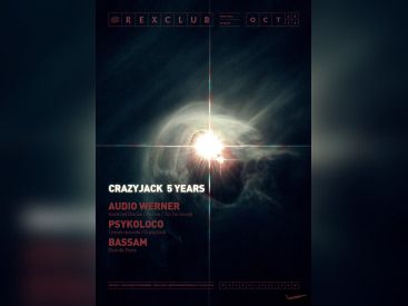 Crazyjack 5 years au Rex Club