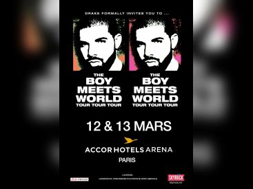 Drake en concerts à l'Arena Bercy de Paris en 2017
