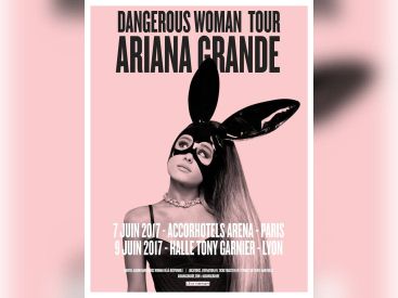 Ariana Grande en concert à l'AccorHotels Arena de Paris en 2017