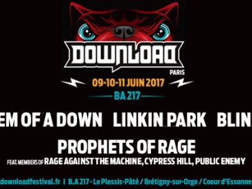 Download Festival Paris 2017 : Prophets of Rage, Linkin Park, Blink 182 rejoignent la programmation