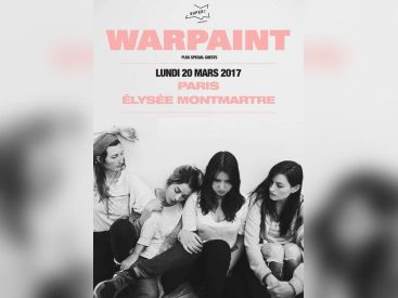 Warpaint en concert à L'Elysée Montmartre de Paris en mars 2017