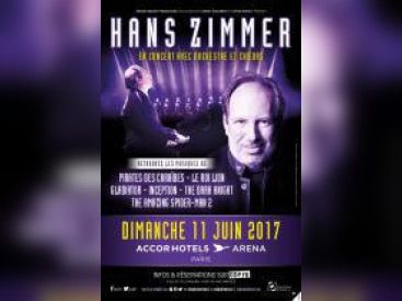 Hans Zimmer en concert à l’Arena Bercy de Paris en juin 2017