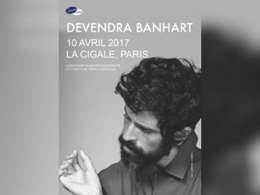 Devendra Banhart en concert à La Cigale de Paris en 2017