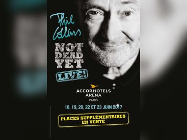 Phil Collins en concerts à l'Arena Bercy de Paris en juin 2017