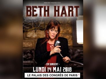 Beth Hart en concert au Palais des Congrès de Paris en 2018