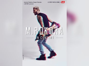 M. Pokora en concert à l'Arena Bercy de Paris en décembre 2017