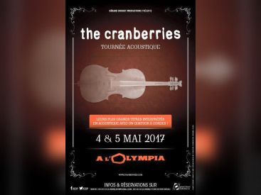 The Cranberries en concerts à l'Olympia de Paris en mai 2017