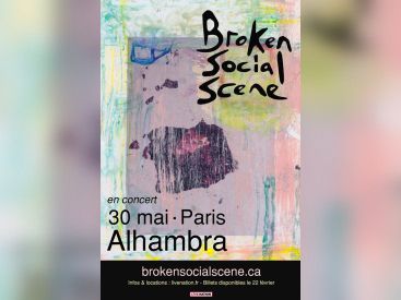 Broken Social Scene en concert à l’Alhambra de Paris en mai 2017
