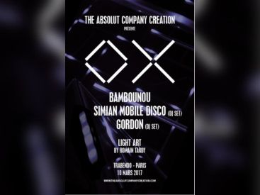 The Absolut CC présente Bambounou, Simian Mobile Disco et Gordon au Trabendo