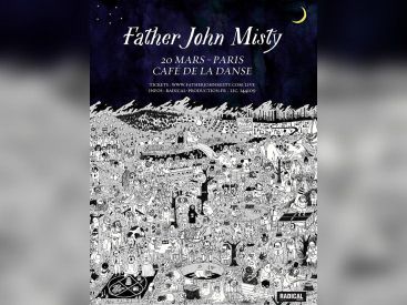 Father John Misty en concert au Café de La Danse en mars 2017