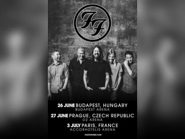 Les Foo Fighters en concert à l’Arena Bercy de Paris en juillet 2017
