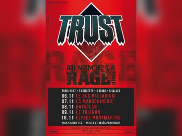 Trust en tournée parisienne en novembre 2017