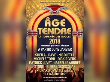 Âge Tendre, la tournée des idoles au Zénith de Paris en 2018