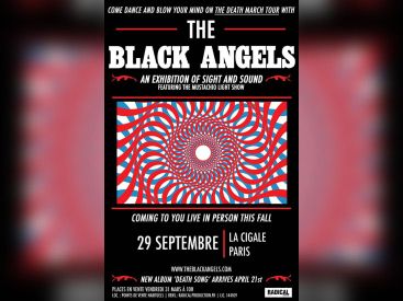 The Black Angels en concert à La Cigale de Paris en septembre 2017