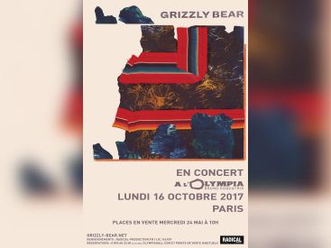 Grizzly Bear en concert à l’Olympia de Paris en octobre 2017