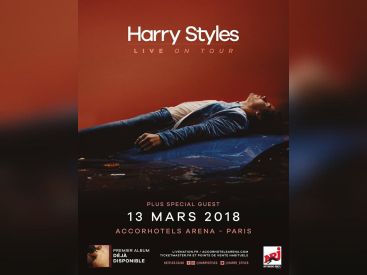 Harry Styles en concert à l’Arena Bercy de Paris en mars 2018