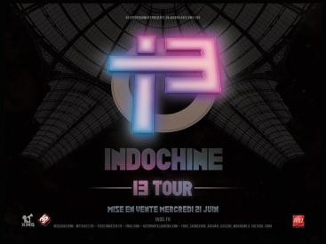 Indochine en concerts à l’Arena Bercy de Paris en février 2018