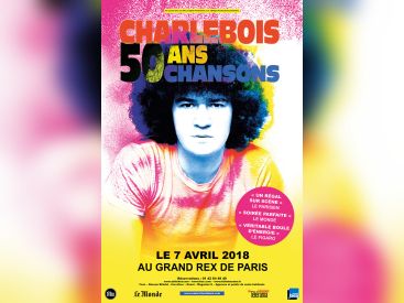 Robert Charlebois en concert au Grand Rex de Paris en avril 2018